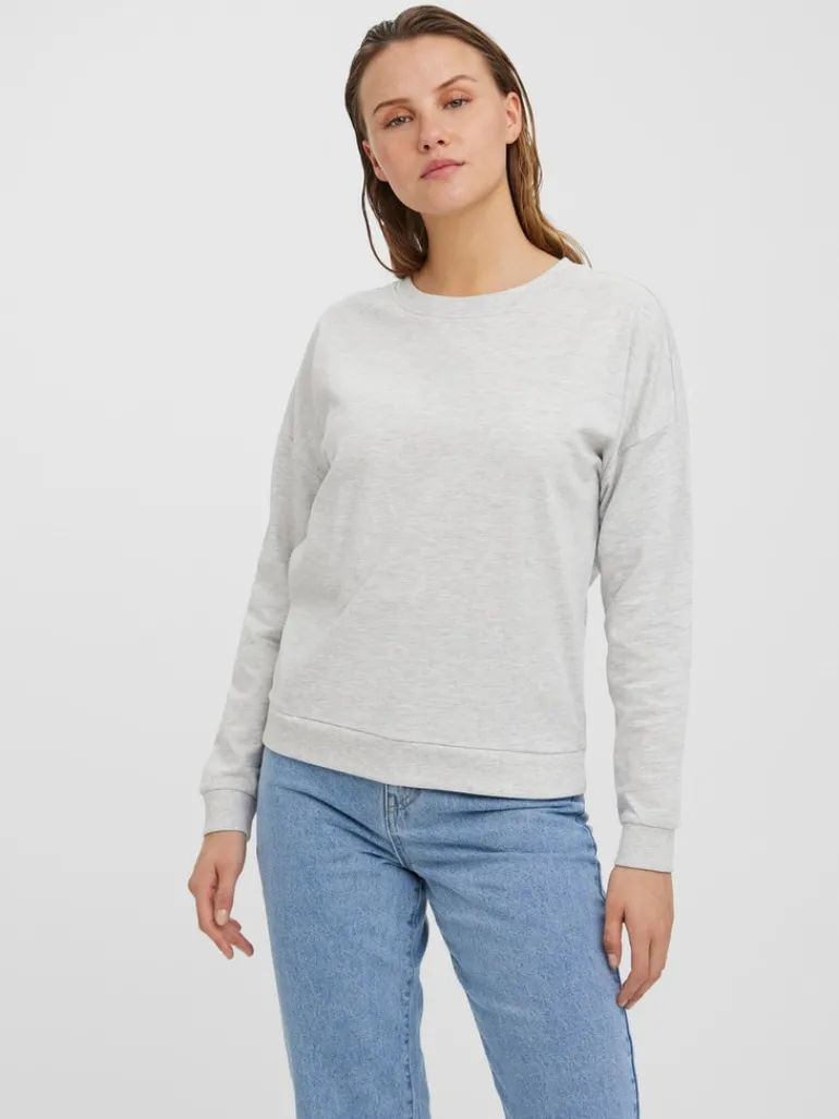 VMOCTAVIA LS SWEAT NOOS light grey melange