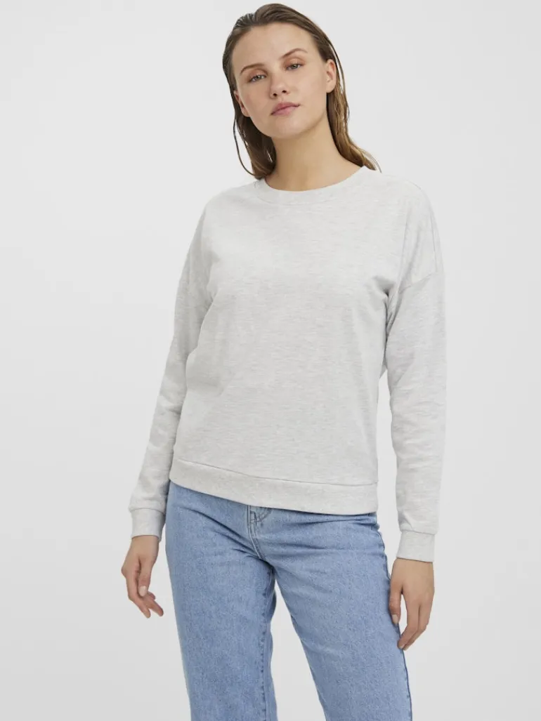 VMOCTAVIA LS SWEAT NOOS light grey melange