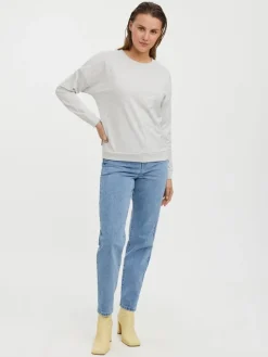 VMOCTAVIA LS SWEAT NOOS light grey melange