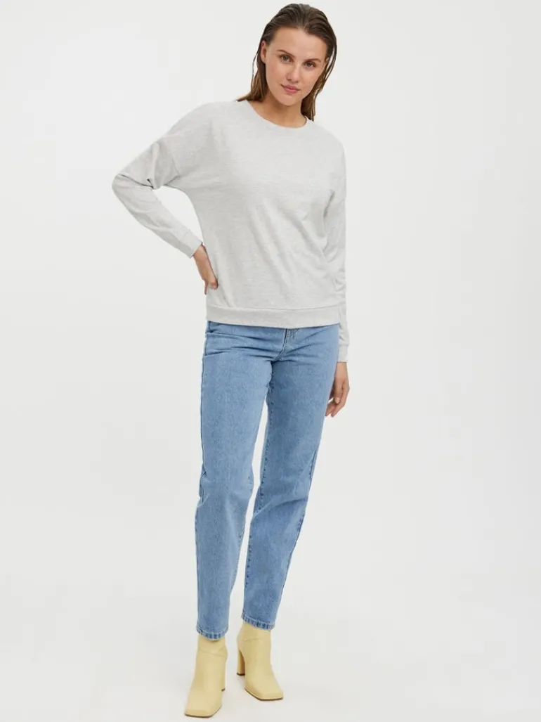 VMOCTAVIA LS SWEAT NOOS light grey melange