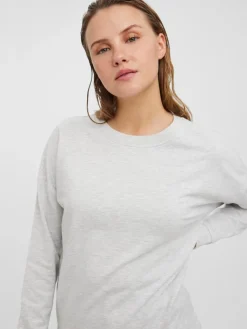 VMOCTAVIA LS SWEAT NOOS light grey melange