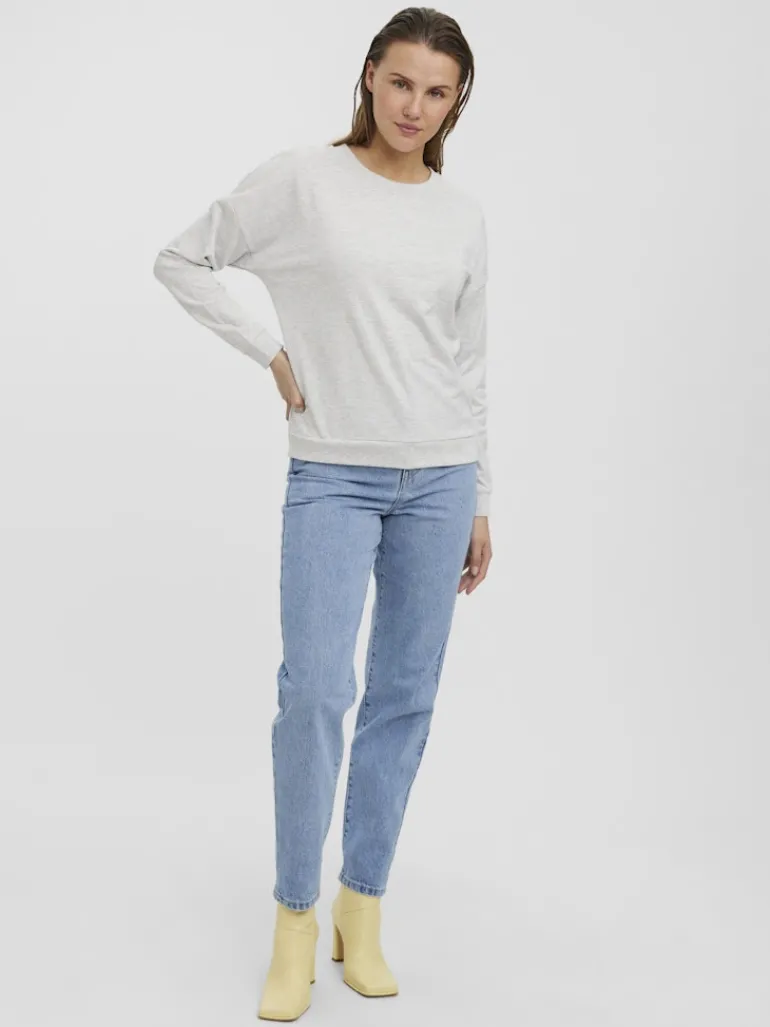 VMOCTAVIA LS SWEAT NOOS light grey melange