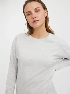VMOCTAVIA LS SWEAT NOOS light grey melange