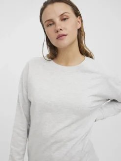 VMOCTAVIA LS SWEAT NOOS light grey melange