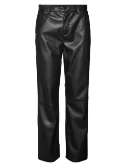 VMOLYMPIA ZAMIRA MW STRAIGHT PL PANT black