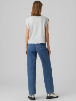 VMPANNA GLENN SL TOP JRS light grey melange