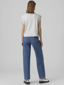 VMPANNA GLENN SL TOP JRS light grey melange
