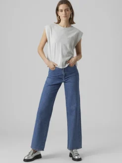 VMPANNA GLENN SL TOP JRS light grey melange