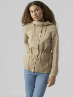 VMPERNILLEFIE SHORT PARKA travertine