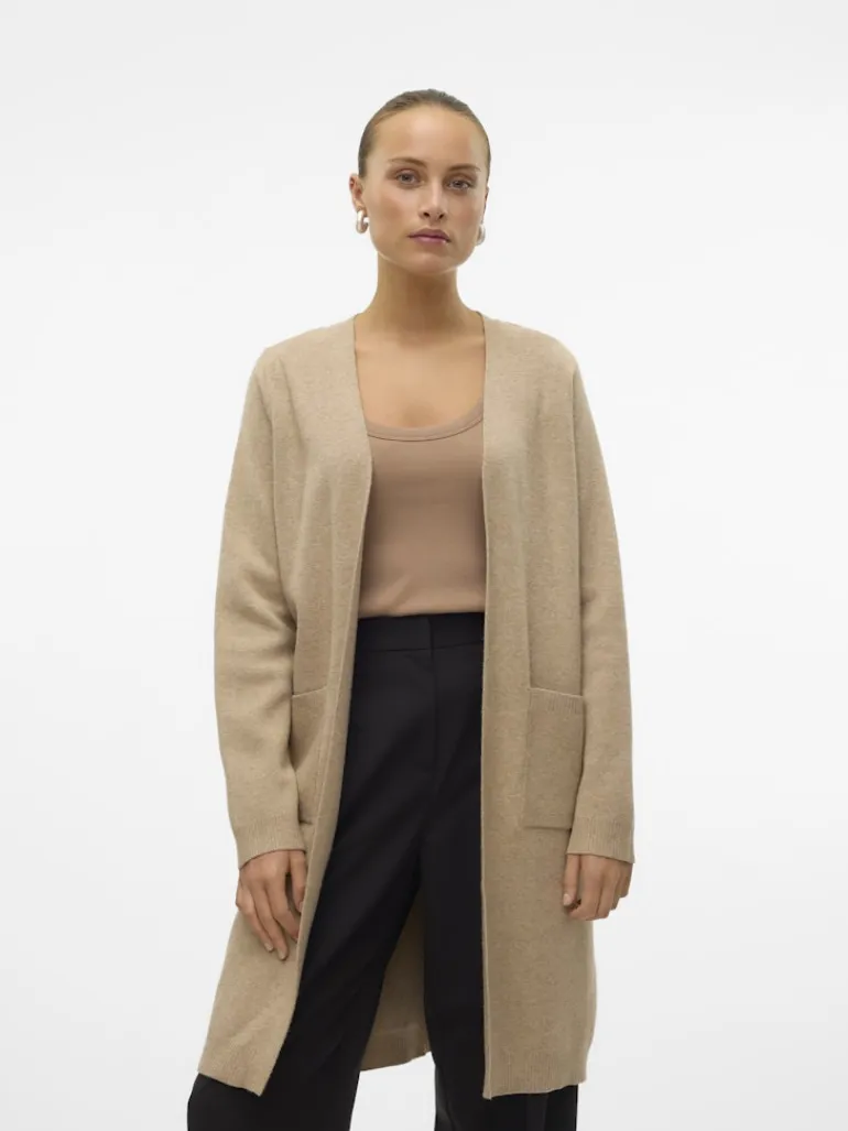 VMSABA LS POCKET COATIGAN GA NOOS silver mink
