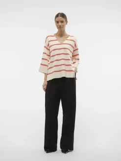VMSABA 3/4 V-NCK STRIPE PULL GA NOOS hellgrau2
