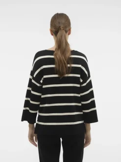 VMSABA 3/4 V-NCK STRIPE PULL GA NOOS black