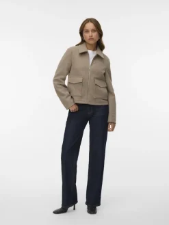 VMSAFIR SHORT JACKET GA NOOS silver mink