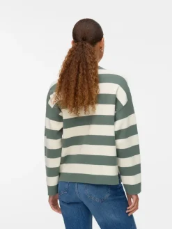VMSILJE LS O-NECK BOXY PULLOVER NOOS laurel wreath