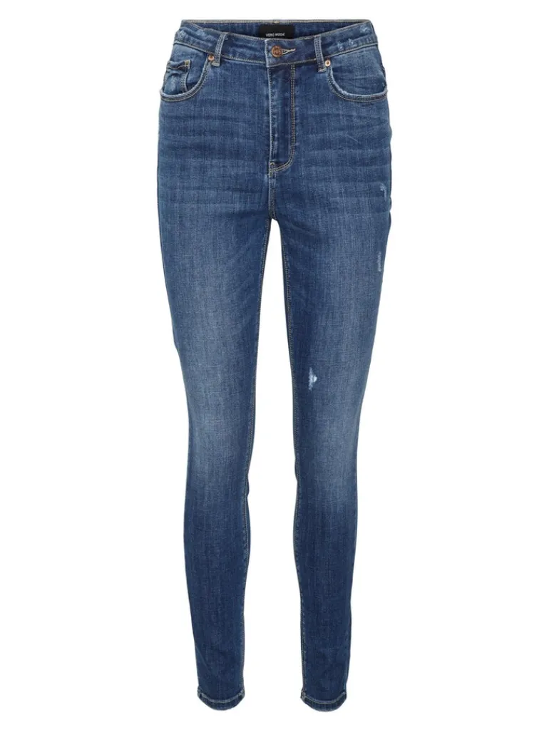 VMSOPHIA HR SKINNY DESTR J LI388 NOOS medium blue denim