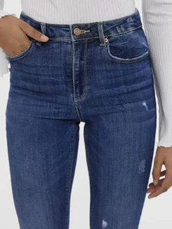 VMSOPHIA HR SKINNY DESTR J LI388 NOOS medium blue denim