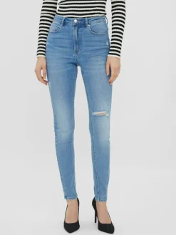 VMSOPHIA HR SKINNY DESTR J LI371 NOOS medium blue denim