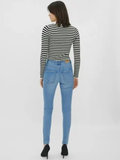 VMSOPHIA HR SKINNY DESTR J LI371 NOOS medium blue denim
