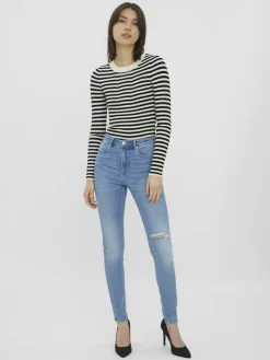 VMSOPHIA HR SKINNY DESTR J LI371 NOOS medium blue denim