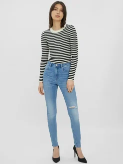 VMSOPHIA HR SKINNY DESTR J LI371 NOOS medium blue denim