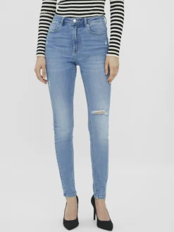 VMSOPHIA HR SKINNY DESTR J LI371 NOOS medium blue denim