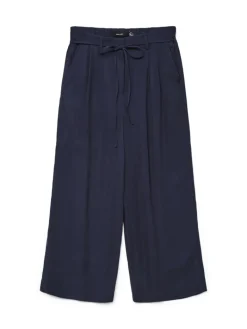 VMTANYA HW 7/8 WIDE PANTS BOO navy blazer