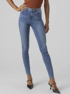 VMTANYA MR SK JEANS VI3340 GA medium blue denim