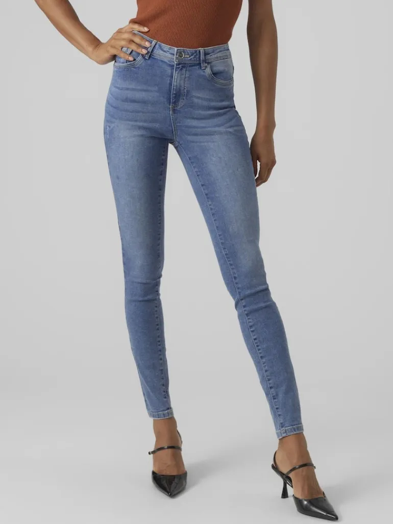 VMTANYA MR SK JEANS VI3340 GA medium blue denim