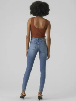 VMTANYA MR SK JEANS VI3340 GA medium blue denim