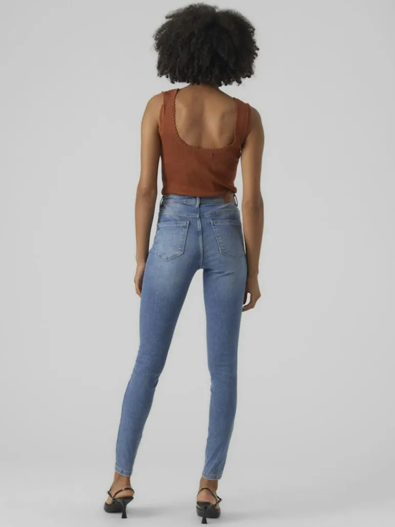VMTANYA MR SK JEANS VI3340 GA medium blue denim