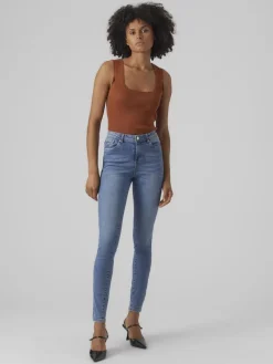 VMTANYA MR SK JEANS VI3340 GA medium blue denim