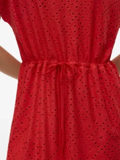 VMTASSA SS SHORT DRESS JRS NOOS fiery red