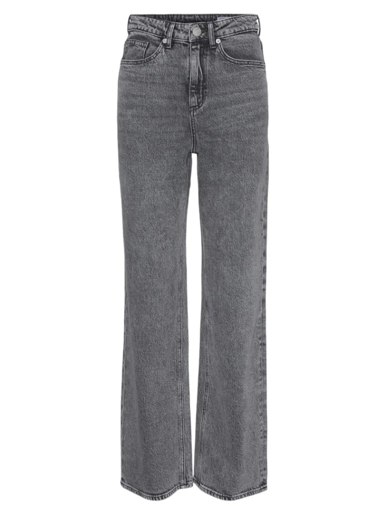 VMTESSA HR WIDE JEANS RA206 GA NOOS medium grey denim