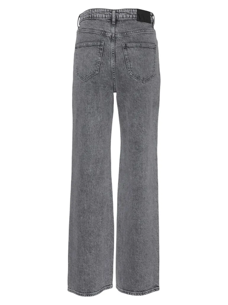 VMTESSA HR WIDE JEANS RA206 GA NOOS medium grey denim