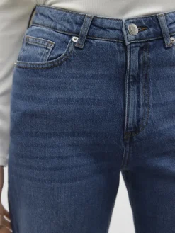 VMTESSA HR WIDE JEANS RA380 GA NOOS medium blue denim