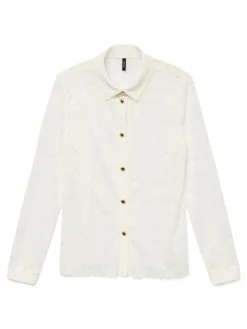 VMTILLE LS LACE SHIRT TOP JRS EXP snow white