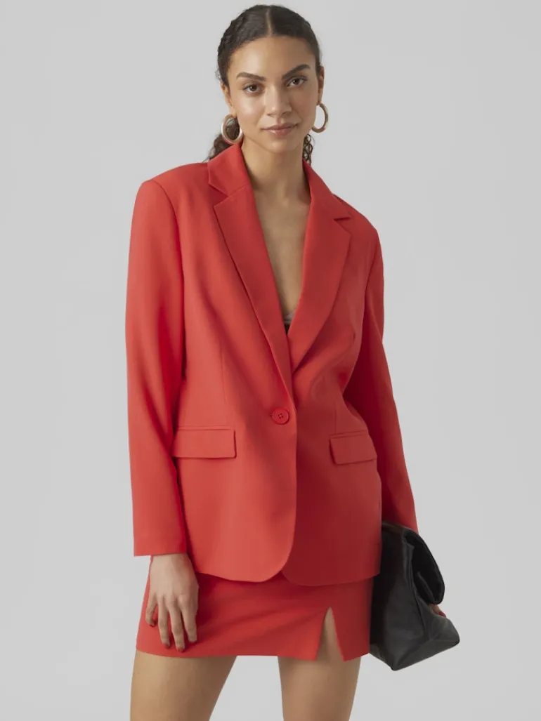 VMTROIANTHEA LS LOOSE BLAZER NOOS bittersweet