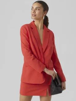 VMTROIANTHEA LS LOOSE BLAZER NOOS bittersweet