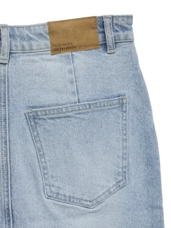 VMVERI HR CALF DENIM SKIRT GA MIX NOOS light blue denim