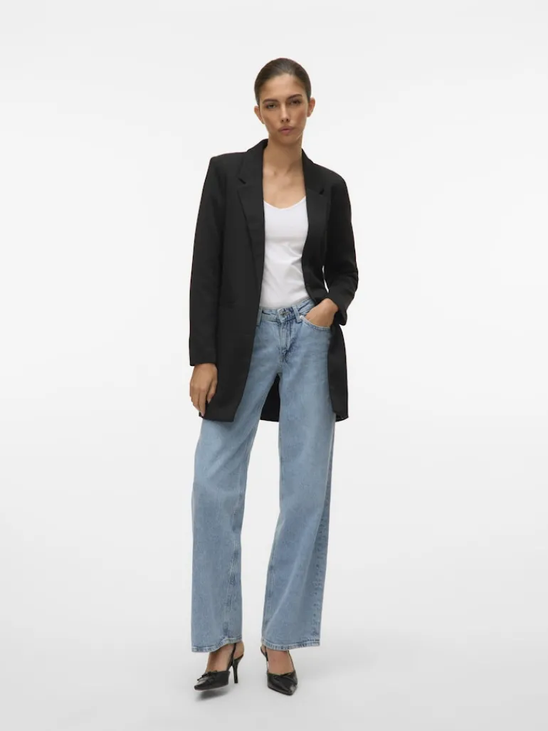 VMVERINA LS LONG BLAZER NOOS black