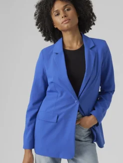 VMZELDA LS LOOSE BLAZER BOO beaucoup blue