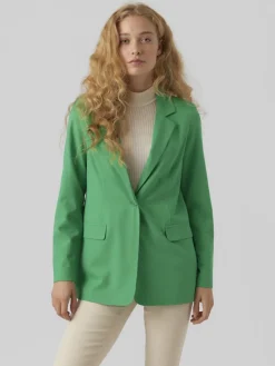 VMZELDA LS LOOSE BLAZER BOO bright green