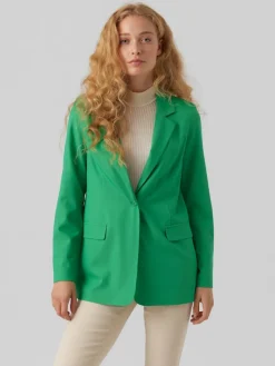 VMZELDA LS LOOSE BLAZER BOO bright green