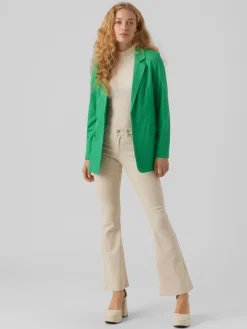 VMZELDA LS LOOSE BLAZER BOO bright green
