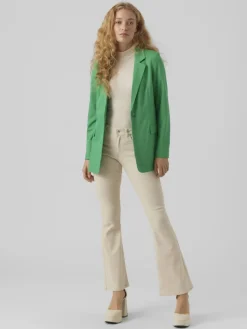 VMZELDA LS LOOSE BLAZER BOO bright green