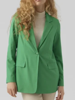 VMZELDA LS LOOSE BLAZER BOO bright green