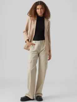 VMZELDA LS LOOSE BLAZER BOO humus