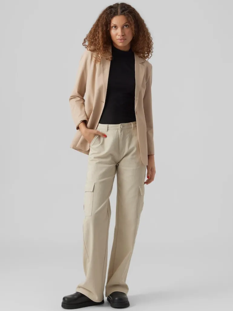 VMZELDA LS LOOSE BLAZER BOO humus