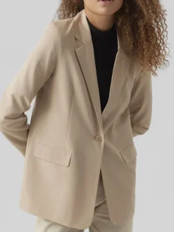 VMZELDA LS LOOSE BLAZER BOO humus