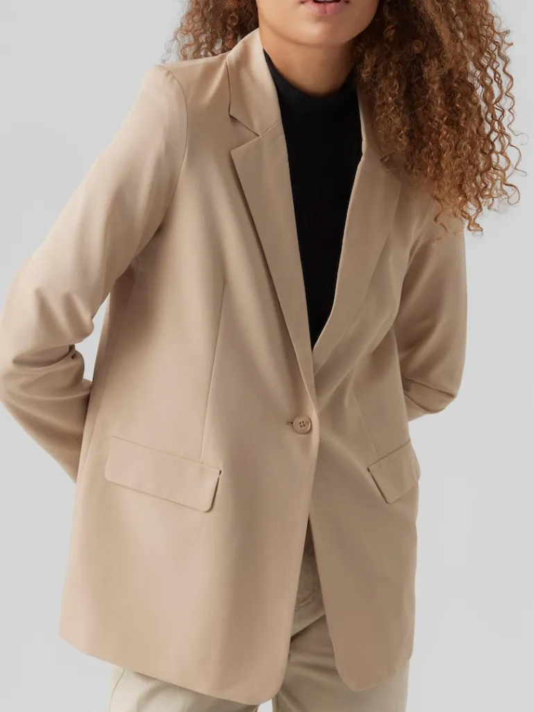 VMZELDA LS LOOSE BLAZER BOO humus